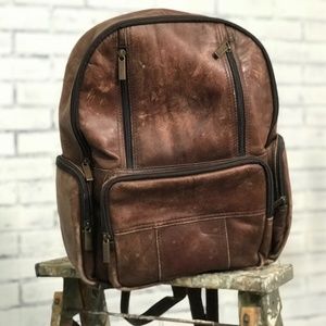 Leather Men's Backpack